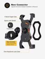 Grefay Fahrrad Handyhalterung Universal Motorrad Handy Halterung für 3,5-6,5 Zoll Smartphone mit 360° Drehbar – Bild 5