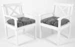 Ambientehome 2er Set Sitzkissen Auflage Sitzpolster – Bild 4