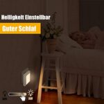 Nachtlicht Steckdose mit Dämmerungssensor, Emotionlite 2 Stück Helligkeit Stufenlos Einstellbar Sehr gut für Kinderzimmer, Treppenaufgang, Schlafzimmer, Küche, Orientierungslicht, WarmWeiss – Bild 4