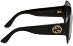 Gucci Damen GG0053S 001 Sonnenbrille, Schwarz (Black/Grey), 54 – Bild 3