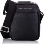 Tommy Hilfiger Herren Th City Mini Reporter bag, Schwarz, 21 x 16 6 cm EU