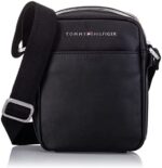 Tommy Hilfiger Herren Th City Mini Reporter bag, Schwarz, 21 x 16 6 cm EU