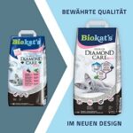 Biokat's Diamond Care Fresh mit Babypuder-Duft - Feine Katzenstreu mit Aktivkohle und Aloe Vera – Bild 2