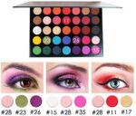 35 Color Studio Lidschatten Palette Makeup Palette, Perfekt Untereinander Kombinierbare Farbnuancen, Matt, Leuchtende und Schimmernde Texturen, Für Verführerische Augen – Bild 5