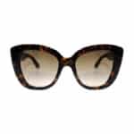 Gucci Unisex, Erwachsene GG0327S 002 52 Sonnenbrille, Dunkel Havana, 52 – Bild 2