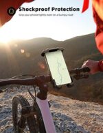 Lamicall Handyhalterung Fahrrad, Handyhalter Motorrad - Universal 360 Drehung Outdoor Fahrrad Halter für iPhone 13 Pro, 12 Pro Max Mini, 11 Pro Max, Xs Max, XR, X, 8, 7, 6S, Samsung S10 S9, Smartphone – Bild 5