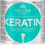 Kallos KJMN Creme mit Keratin & Milchproteinen - Für trockenes, brüchiges Haar , 1000 ml – Bild 2