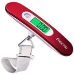 [Digitale Kofferwaage] FREETOO Gepäckwaage tragbare Hängewaage LCD-Anzeige mit Hintergrundbeleuchtung Tara-Funktion praktisch für Reisen/Familienleben bis 50KG