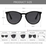 SUNGAIT Vintage Runde Sonnenbrille für Damen Herren Klassischer Retro Designer Stil – Bild 5