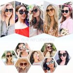 SOJOS Klassisch Retro Runde Sonnenbrille Damen Herren Gross Brille – Bild 2