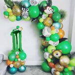 Dschungel Geburtstag Dekoration, AcnA Geburtstagsdeko Jungen,Kindergeburtstag deko Safari Happy Birthday Dekoration – Bild 7