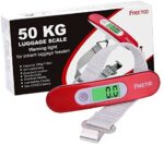 [Digitale Kofferwaage] FREETOO Gepäckwaage tragbare Hängewaage LCD-Anzeige mit Hintergrundbeleuchtung Tara-Funktion praktisch für Reisen/Familienleben bis 50KG – Bild 7