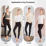 SINOPHANT Hochtaillierte Leggings für Damen - Angenehm Weiche Elastische, Dehnbare Sport- und Yogahosen – Bild 5