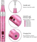 TBPHP M1 dermapen titanium Mikro-Nadelrolle Pen 0-2,0mm mit LCD – Bild 3