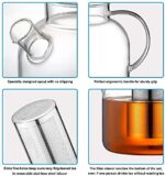 Ehugos Teekanne Dickes Glas Teebereiter mit Edelstahl-Sieb Borosilicate Glaskanne – Bild 3