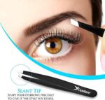Candure Pinzetten Set 4 teiliges Präzisions Pinzettenset aus Edelstahl – Bild 6