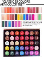 35 Color Studio Lidschatten Palette Makeup Palette, Perfekt Untereinander Kombinierbare Farbnuancen, Matt, Leuchtende und Schimmernde Texturen, Für Verführerische Augen – Bild 4