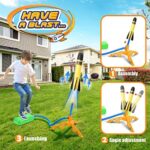 DejaNard Let's Arezooo Spielzeug ab 3-12 Jahre Junge, Outdoor Spielzeug 3 4 5 6 7 8 9 10 Jahre Junge Spielzeug für Draussen Gartenspielzeug Rakete Spielzeug Geschenk Mädchen 4-12 Jahre Kinderspielzeug – Bild 2