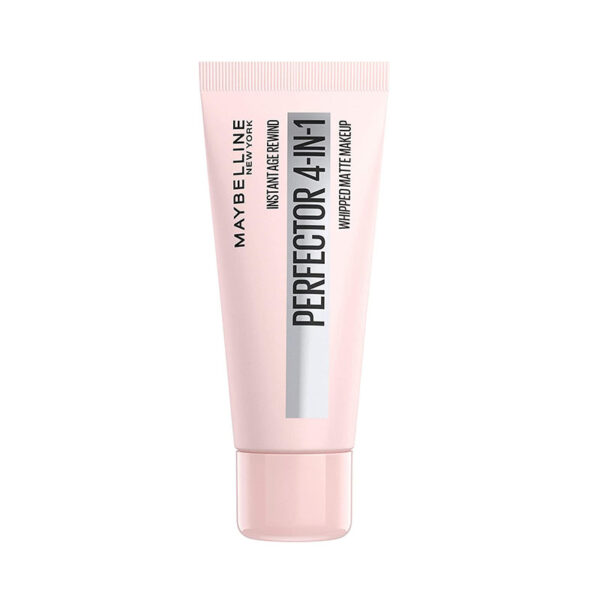 Maybelline New York 4-in-1 Make Up mit Concealer, BB Cream, Puder und Primer, für einen perfektionierten Teint, Foundation mit leichter Deckkraft, Instant Perfector Matte