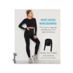 DUROFIT Scrunch Butt Sport Leggings Für Damen, High Waist Blickdicht Po Push Up Booty Leggings Für Sport & Alltag – Bild 3