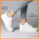 10 | 20 | 30 Paar Sneaker Socken Herren Damen Schwarz Weiss Grau Baumwolle – Bild 4