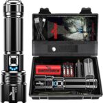 Shadowhawk LED Taschenlampe 500.000 Lumen – USB-aufladbar, IP67, XHP70.2, 5 Modi