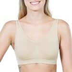 UnsichtBra Bustier Damen BH ohne Buegel | Bügelloser Soft Bra | Schlaf Still Sport Büstier – Bild 6