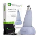 Microderm GLO Mini Diamant Mikrodermabrasion und Saugwerkzeug, Mitesserentferner und Porenvakuum, fortschrittliche Gesichtsbehandlungsmaschine, Anti Aging Faltenpflege für Kollagenproduktion