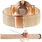 Alienwork IK Slim 36mm Uhr Ultraflach mit Mesh-Armband – Bild 6