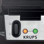 Krups Waffeleisen FDK251, Doppelwaffeleisen , 2 Belgische Waffeln gleichzeitig, Antihaftbeschichtete Platten (Leichte Reinigung), Für rechteckige Waffeln, Sicher dank isoliertem Griff, 850W & Philips HR374100 Handmixer 450 Watt – Bild 3