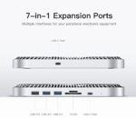USB-C-Hub mit Festplattengehäuse für Mac Mini M1 – Bild 3