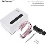Fullmosa Edelstahlarmband für Uhr,Metall Uhrenarmbänder mit Schnellverschluss geeignet für Damen&Herren – Bild 7