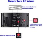 Lauter digitaler Wecker, grosses LED-Display, 7-Farben-Nachtlicht, Dimmer, 2 USB-Ladeanschlüsse, 12/24 H, Steckdose, Batterie-Backup für schwere Schläfer Kinder Teenager Jungen Mädchen Senioren – Bild 7
