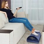 AMERIERGO Fussstütze Schreibtisch, Höhenverstellbare Fussbank, Ergonomische Fussablage aus Premium Schaumstoffkern, rutschfeste Fusshocker für Büro & Homeoffice Zubehör – Bild 6