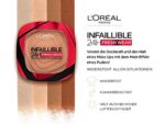 L'Oréal Paris Wasserfestes Puder Make-up mit hoher Deckkraft, Deckendes Kompaktpuder mit mattem Finish und 24h Halt, Infaillible 24H Fresh Wear Foundation Powder – Bild 3