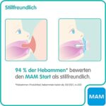 MAM Original Start Schnuller im 2er-Set, speziell für Früh- und Neugeborene, stillfreundlicher Silikonschnuller aus MAM SkinSoft Silikon mit Schnullerbox, 0-2 Monate – Bild 7