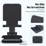 Anozer Tablet Ständer klappbar, höhenverstellbar Tablet Halterung, Universal tragbar Schreibtisch Tablet Stand Tabletständer, verstellbar Nachttisch Tab Halter für Handy, iPad, Samsung Galaxy Tab usw. – Bild 5