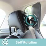 Onco 360° Baby Autospiegel, 100% Bruchsicherer Rücksitzspiegel für eine Sichere Fahrt, Baby Erstausstattung & Auto Zubehör, Anpassbar, Geeignet für allerlei Kopfstützen – Bild 12