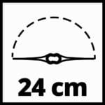 Einhell Akku-Rasentrimmer GC-CT 18/24 Li P-Solo Power X-Change, Lithium Ionen, 18 V, 8.500 U.Min., 24 cm Schnittbreite, Zusatzhandgriff, inkl. 20 Stück Kunststoffmesser – Bild 9