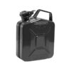 Oxid7 Benzinkanister Kraftstoffkanister Metall 5 Liter schwarz mit UN-Zulassung - TÜV Rheinland Zertifiziert - Bauart geprüft - für Benzin und Diesel