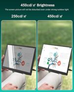 Portable Monitor - COOLHOOD Tragbarer Monitor 13.3 Zoll 2560x1600 Mobiler Monitor mit USB C HDMI Typ-C, Externes Display IPS Bildschirm für Laptop/PC/Xbox/PS4/Switch/Phone – Bild 3