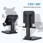 Anozer Tablet Ständer klappbar, höhenverstellbar Tablet Halterung, Universal tragbar Schreibtisch Tablet Stand Tabletständer, verstellbar Nachttisch Tab Halter für Handy, iPad, Samsung Galaxy Tab usw. – Bild 4