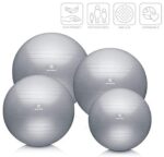 BODYMATE Gymnastik- & Sitzball mit Pumpe und E-Book – Für Fitness, Yoga & Rückenstärkung – Bild 2