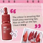 Peripera Tusche die Velvet Flüssige Lippe| Hohe Pigmentfarbe, langanhaltend, schwerelos, nicht an Tieren getestet, glutenfrei, parabenfrei – Bild 3