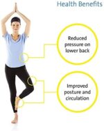 Kensington ergonomische Fussstütze SoleSaver für eine verbesserte Körperhaltung, Minderung chronischer Rückenschmerzen und orthopädische Entlastung, ideal fürs Home Office & Büro, grau – Bild 6