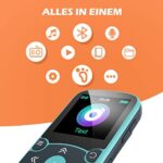 AGPTEK MP3 Player – Bluetooth, 32/64GB, TFT Display, Clip & Erweiterbarer Speicher bis 128GB – Bild 2