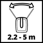 Einhell Universal Streuer, 6-stufige Drehzahlregulierung, 8-stufige Streumengenregulierung, RotSchwarz – Bild 12