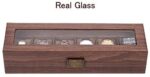 Uhrenaufbewahrungsbox | Uhrenschachtel | Uhrenschatulle | Uhrenbox | Watch Box mit Echtglass für 6 Uhren – Bild 3