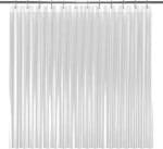 LiBa Duschvorhang Transparent, Duschvorhang mit Gewicht Unten PEVA 8 Gauge, Duschvorhang Durchsichtig Anti Schimmel Länger als Duschvorhang 180x180, Dusch Vorhang Shower Curtains