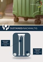 Suitline Koffer, Handgepäck Hartschalen Koffer, Laptopfach, grosser Hartschalen Koffer, Pilotentrolley Hartschale – Bild 8